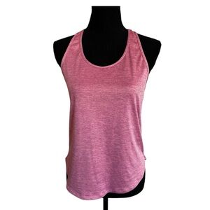 Under Armour pink small racer twist back tank athletic wear